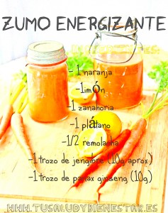 receta zumo energizante